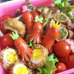 赤ウインナーでタコの飾り切り（キャラ弁）-レシピのメイン写真