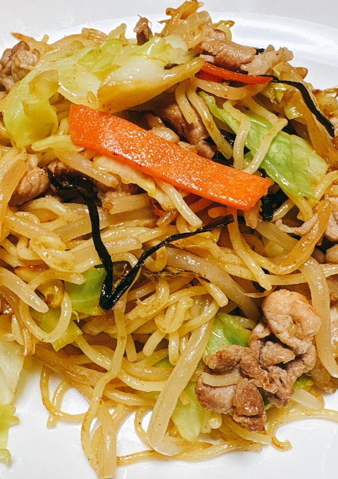 豚肉と塩昆布入れ和風だし醤油焼きそば-レシピのメイン写真