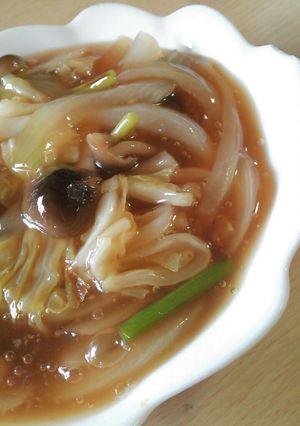 簡単☆めんつゆで野菜あんかけ-レシピのメイン写真