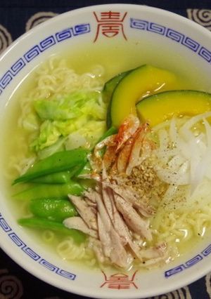 春野菜の塩ラーメン-レシピのメイン写真