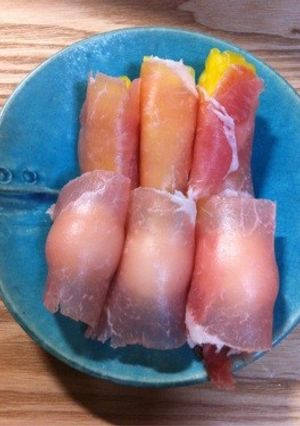 うずらの卵とパイナップルの生ハム巻き-レシピのメイン写真