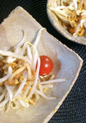 もやしとなめこのマスタード和え-レシピのメイン写真