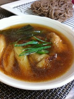 つけ麺☆ざるそば鴨南蛮風-レシピのメイン写真