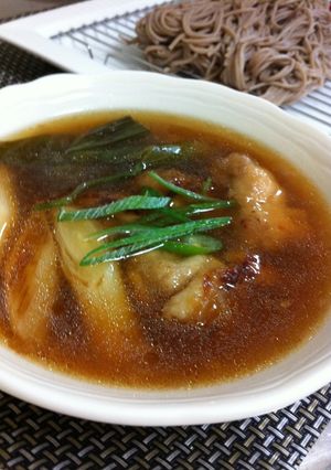 つけ麺☆ざるそば鴨南蛮風-レシピのメイン写真