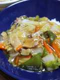 簡単♪お野菜たっぷり中華丼