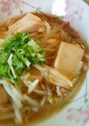 おなかポカポカ！豆腐ともやしあんかけ-レシピのメイン写真