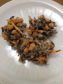 大豆とひじきのかき揚げ-レシピのメイン写真