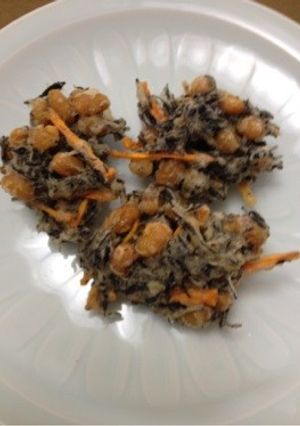 大豆とひじきのかき揚げ-レシピのメイン写真