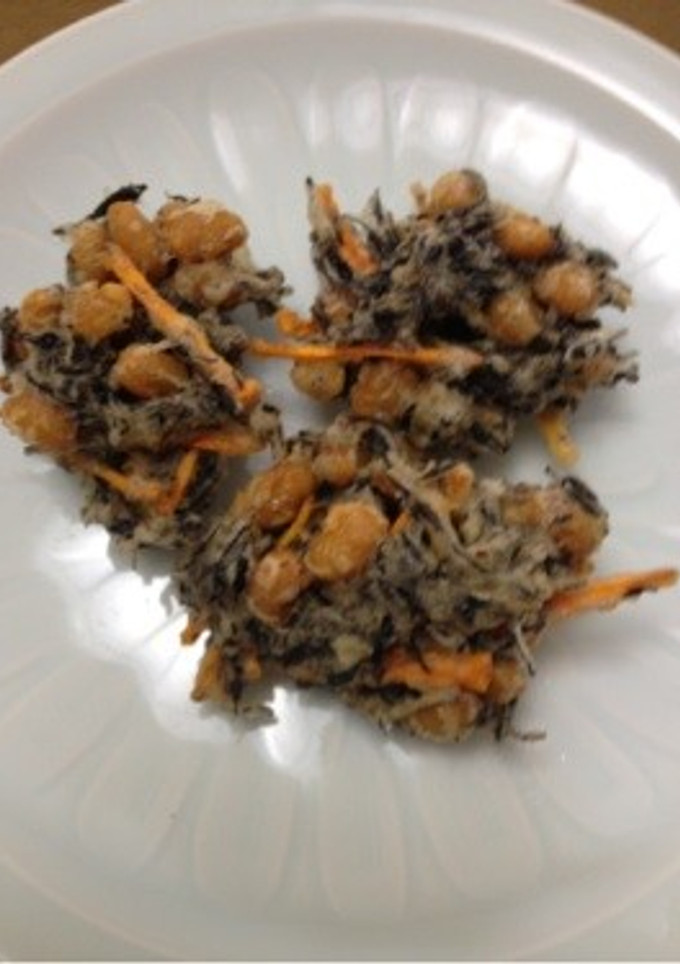 大豆とひじきのかき揚げ-レシピのメイン写真