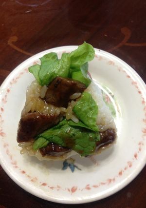 ビーフステーキおにぎり-レシピのメイン写真