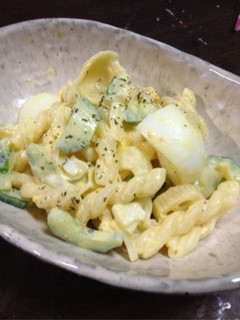 キュウリと玉ねぎの卵サラダ-レシピのメイン写真