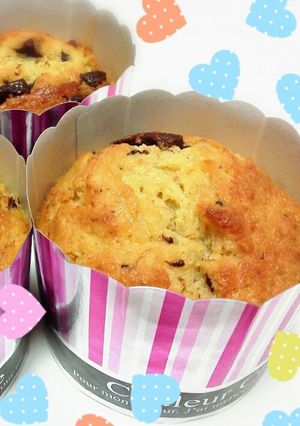 ＊簡単リッチ♡チョコバナナカップケーキ＊-レシピのメイン写真