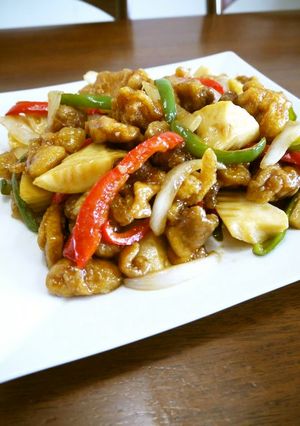 すし酢de鶏肉とタケノコの甘酢炒め♪-レシピのメイン写真