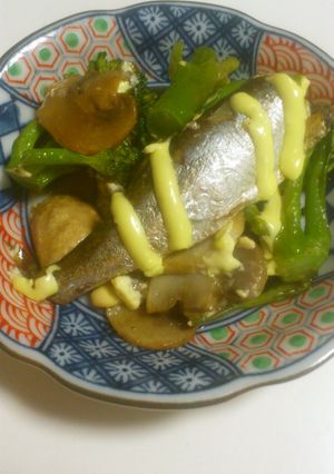 おつまみにも☆オイルサーディンのマヨ焼き-レシピのメイン写真
