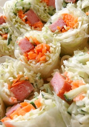 野菜たっぷり巻きまき生春巻き☆-レシピのメイン写真