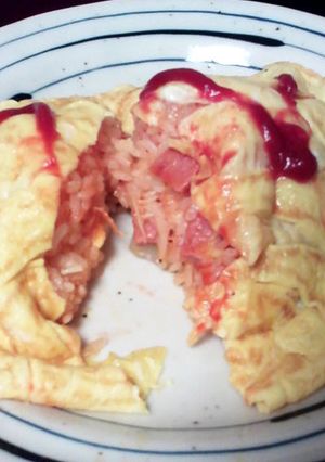 スパムオムライス-レシピのメイン写真
