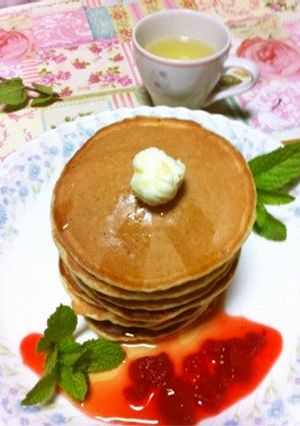 休日の朝はパンケーキが食べたいね♪-レシピのメイン写真
