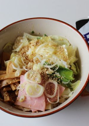 塩ラーメンからの～まぜ麺-レシピのメイン写真