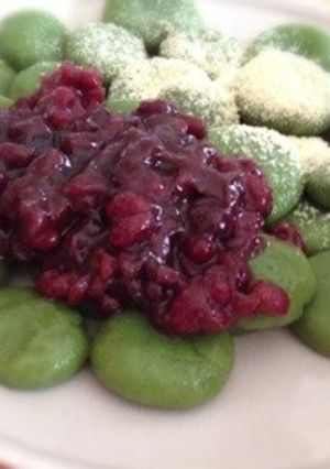 2種の よもぎ団子-レシピのメイン写真