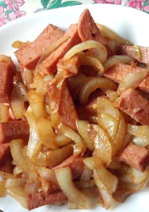 スパム玉ねぎ炒め-レシピのメイン写真