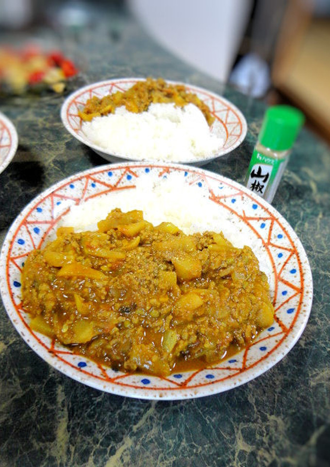実山椒で★和風キーマカレー-レシピのメイン写真