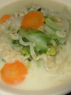 クリームスープの塩ラーメン-レシピのメイン写真