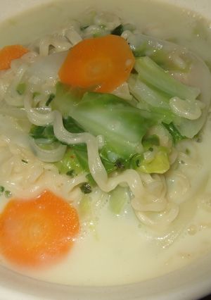 クリームスープの塩ラーメン-レシピのメイン写真