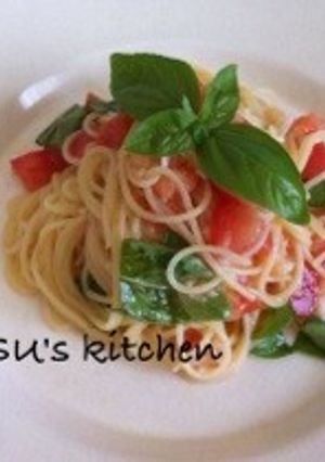 フレッシュバジルとトマトのカッペリーニ-レシピのメイン写真