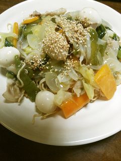 パリパリ☆塩あんかけラーメン-レシピのメイン写真