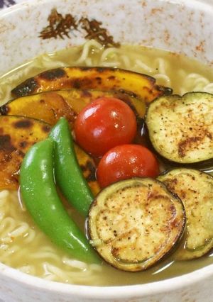 焼き夏野菜ラーメン-レシピのメイン写真