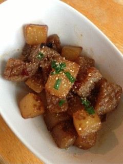 こんにゃくと大根のピリ辛コロコロ煮-レシピのメイン写真
