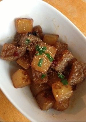 こんにゃくと大根のピリ辛コロコロ煮-レシピのメイン写真