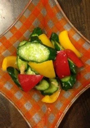カラフル夏野菜のさっぱり浅漬け♡-レシピのメイン写真