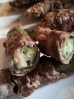 おくらの牛肉巻き-レシピのメイン写真
