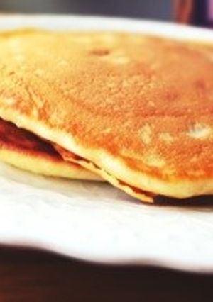 簡単やみつきヨーグルトバナナパンケーキ*-レシピのメイン写真
