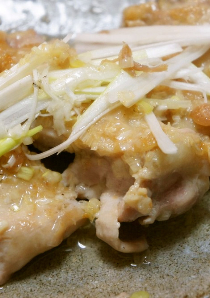 鶏もも蒸し焼きネギ塩だれ-レシピのメイン写真
