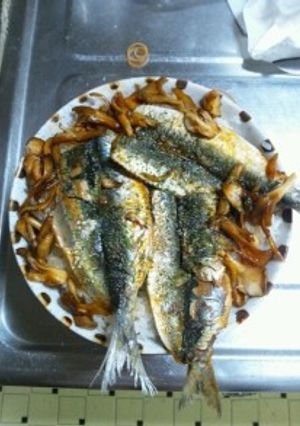 5月26日晩飯 【イワシのかば焼き丼】-レシピのメイン写真
