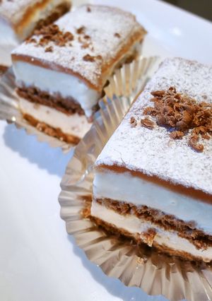 おかしな仲間マロンババロアケーキ-レシピのメイン写真