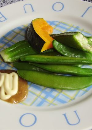 季節の野菜にマヨ酢味噌のディップ-レシピのメイン写真