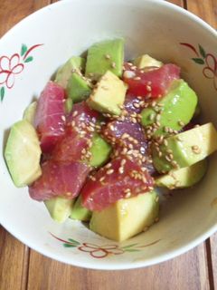 簡単☆アボカドまぐろ丼-レシピのメイン写真