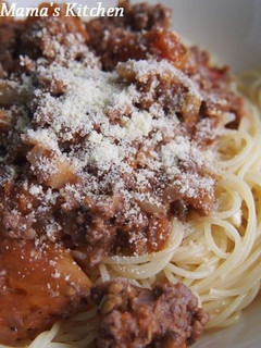牛ひき肉とトマトのスパゲッティ-レシピのメイン写真