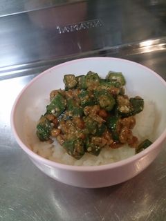 おくら納豆のごま和え-レシピのメイン写真