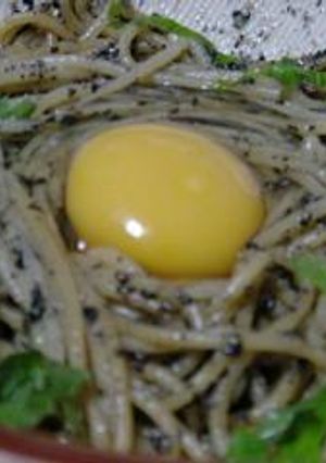 お肌つやつや★黒ゴマパスタ-レシピのメイン写真