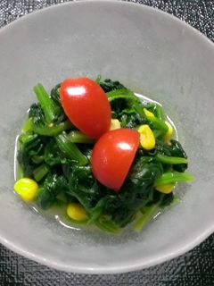 ほうれん草のサラダ-レシピのメイン写真