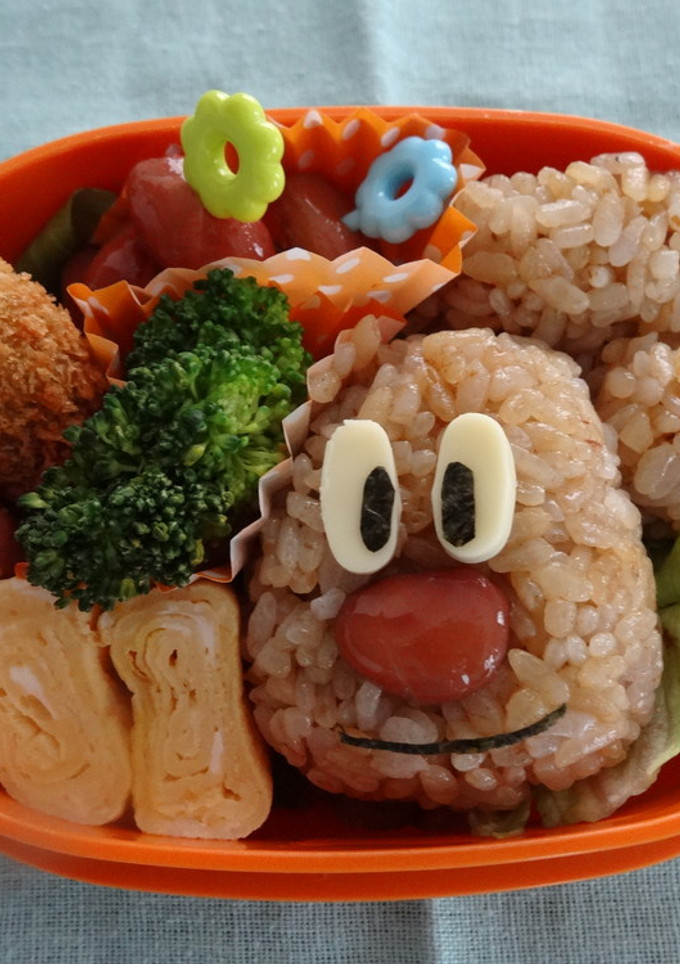 チーズ　幼稚園用キャラ弁-レシピのメイン写真