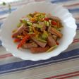 スパムでマヨポン野菜炒め