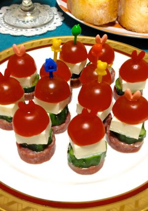 イタリアンカラーなピンチョス-レシピのメイン写真