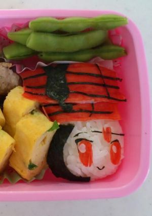 キャラ弁 メロエッタ(ポケモン)-レシピのメイン写真