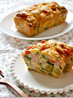 ☆HMで簡単たっぷり野菜のケーク・サレ☆-レシピのメイン写真
