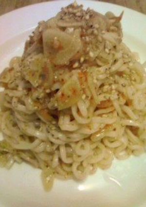 レンジと即席麺でスープ付♪ペペロンチーノ-レシピのメイン写真